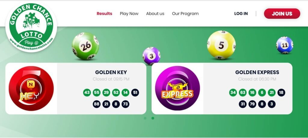 Golden Chance lotto result
