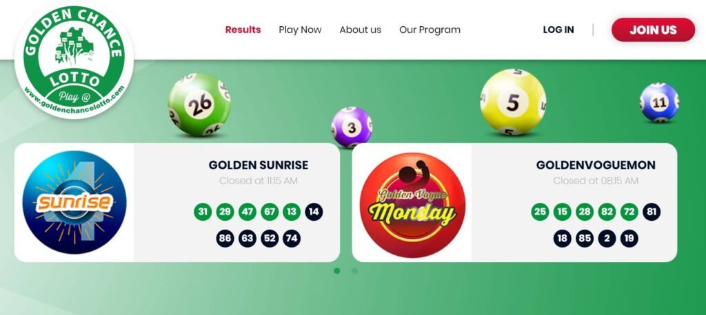 Golden Chance Lotto National Result